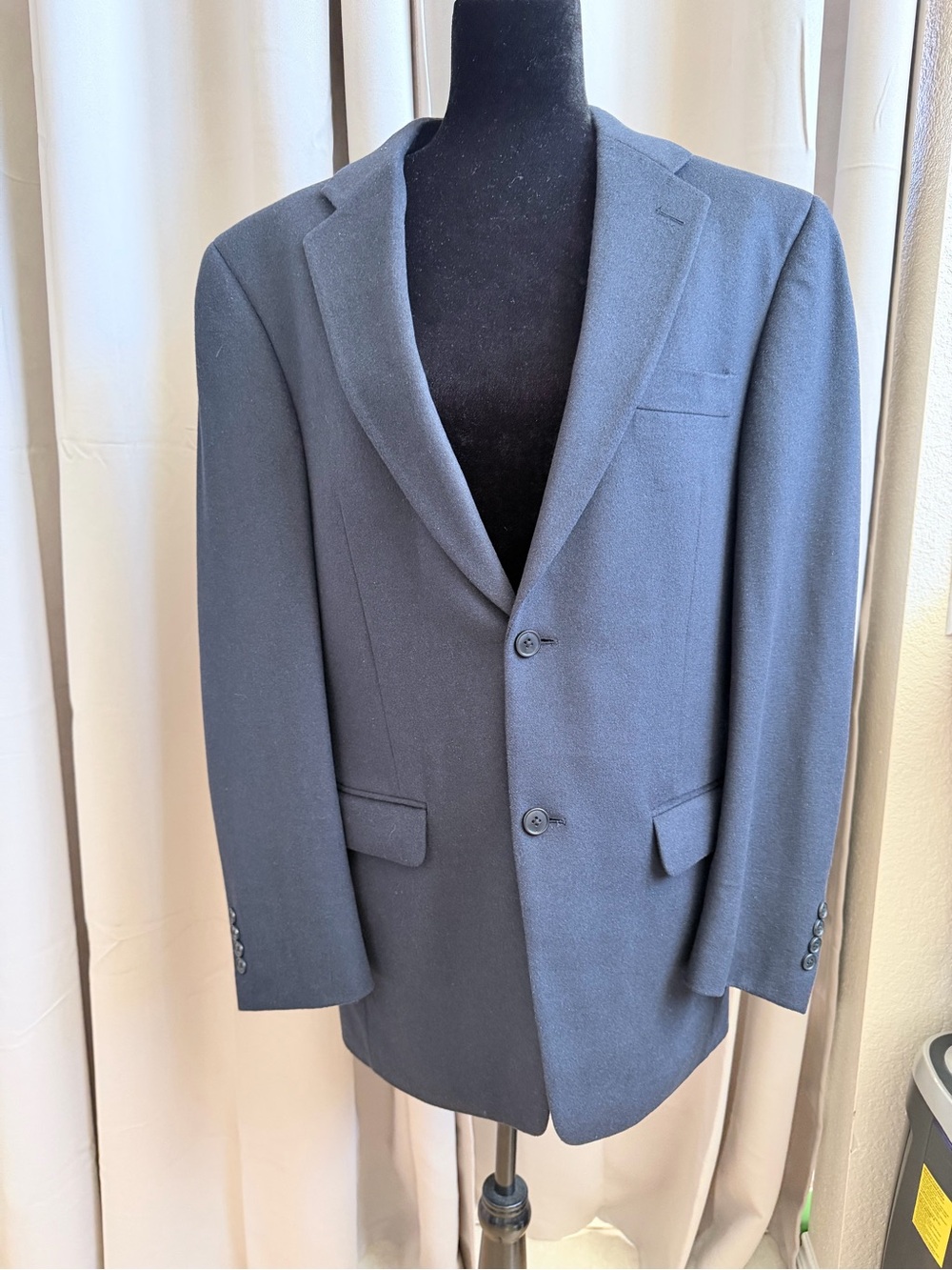 Claiborne Men's Navy Two-Button Sport Coat